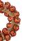20'' Unlit Jack-O-Lantern and Burlap Ribbon Halloween Wreath